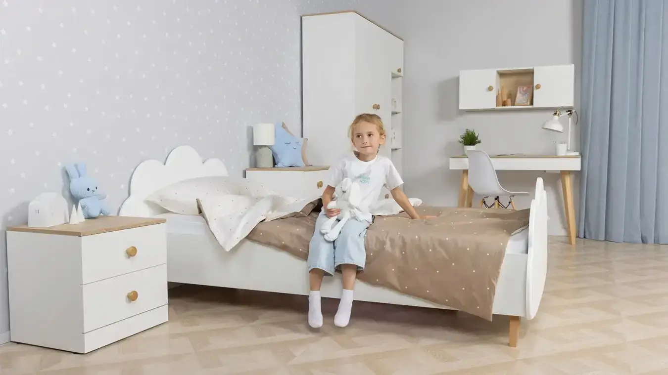 Детская кровать Mellow, цвет Белый премиум фото - 3 - большое изображение